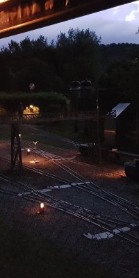 Eisenbahnen in der Nacht