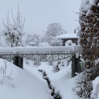 Schnee in Glattfelden